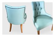 Leather arm chair
